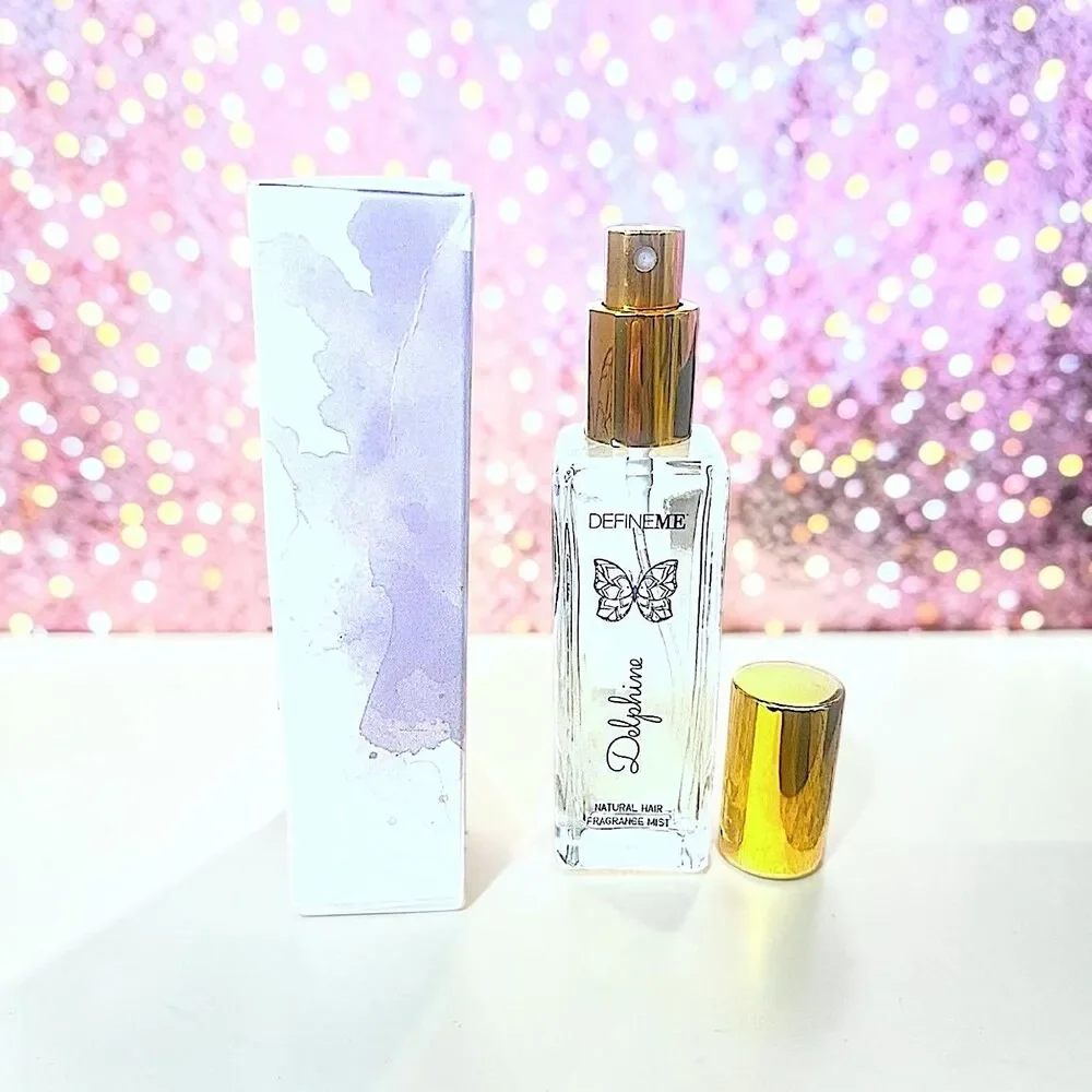 Defineme Fragrance Delphine Anti-Frizz Hair Fragrance Mist New In Box 2 fl Oz